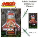 SWHACKER Pointes de chasse mécaniques bilame