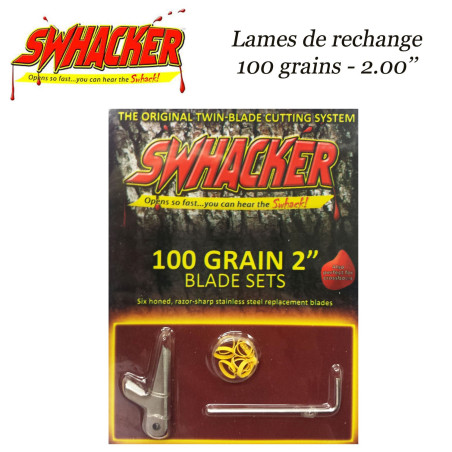 SWHACKER Lames de rechange pour pointe de chasse bilame.