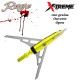 RAGE X-Treme 100-grain bimetal mechanical point, open