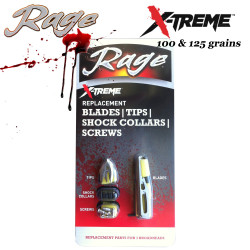 RAGE X-Treme Blades Replacement Blade Kit for 3 X-Treme 100 & 125 grain broadheads