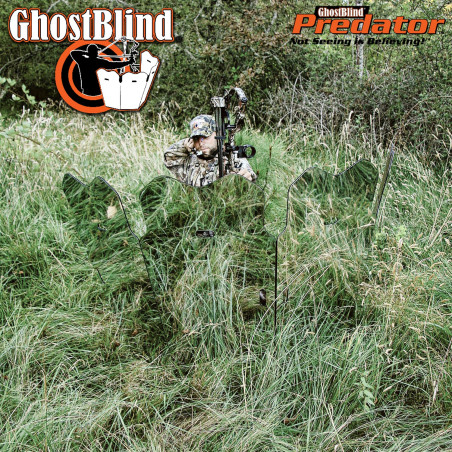 GHOSTBLIND Specchio Predator Hutteau per un peduncolo invisibile a terra