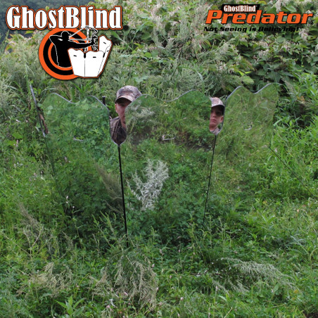 GHOSTBLIND Specchio Predator Hutteau per un peduncolo invisibile a terra