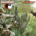 GHOSTBLIND Espejo Predator Hutteau para un tallo invisible en el suelo - Vista trasera