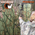 GHOSTBLIND Espejo Predator Hutteau para un tallo invisible en el suelo - Vista trasera