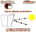 GHOSTBLIND Specchio Predator Hutteau per un peduncolo invisibile - Riflesso del sole