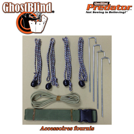 GHOSTBLIND Espejo Predator Hutteau para un tallo de tierra invisible - Accesorios suministrados