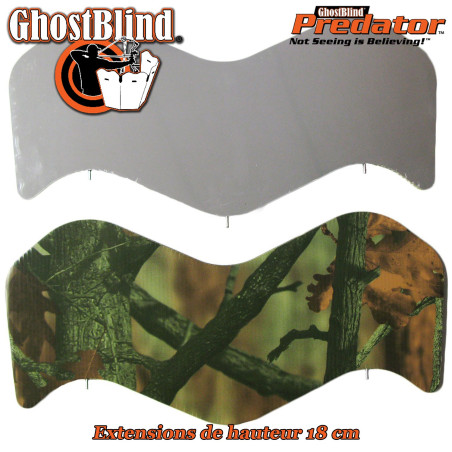 GHOSTBLIND Par de extensiones de altura para la mira de espejo Predator