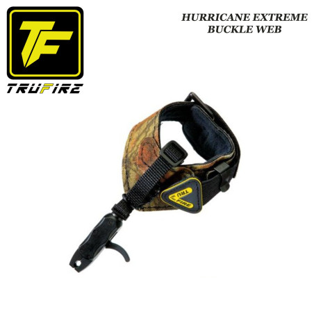 TRU-FIRE Pulsera de Camuflaje Hurricane Extreme Buckle Web Jaw Release para Caza y Tiro 3D