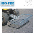 HECK-PACK QUAD extension for game basket with quick hitch for trailer ball