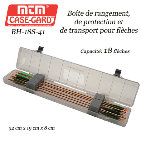 MTM Case-Gard BH-18S-41 Boîte de rangement, de protection et de transport pour 18 flèches