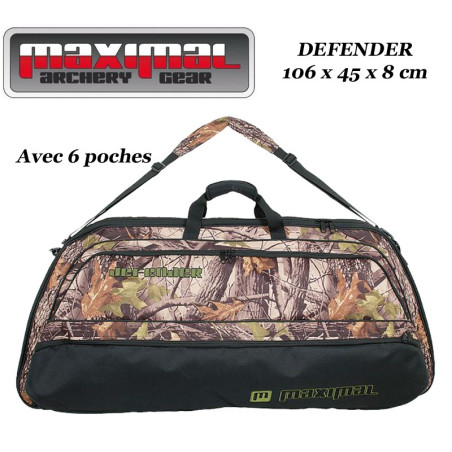 MAXIMAL Defender Large camo case for transport and protection of compound bows