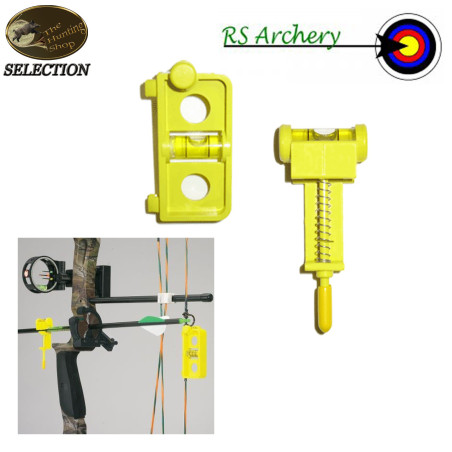 R.S. String & arrow level kit for precise adjustment of compound bows