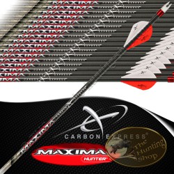 CARBON EXPRESS Maxima Hunter 3d feathered shooting and hunting arrows