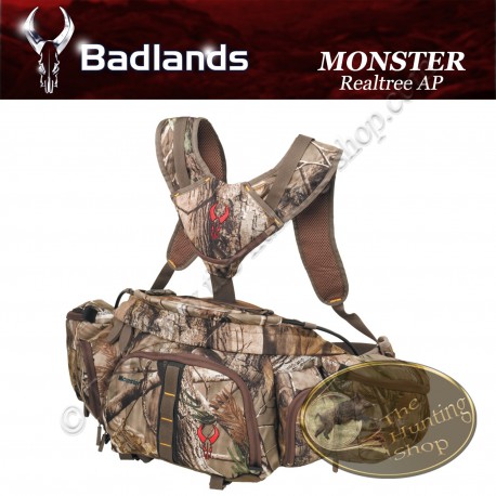 BADLANDS Monster Hunting Bag with Realtree AP Camo suspension harness