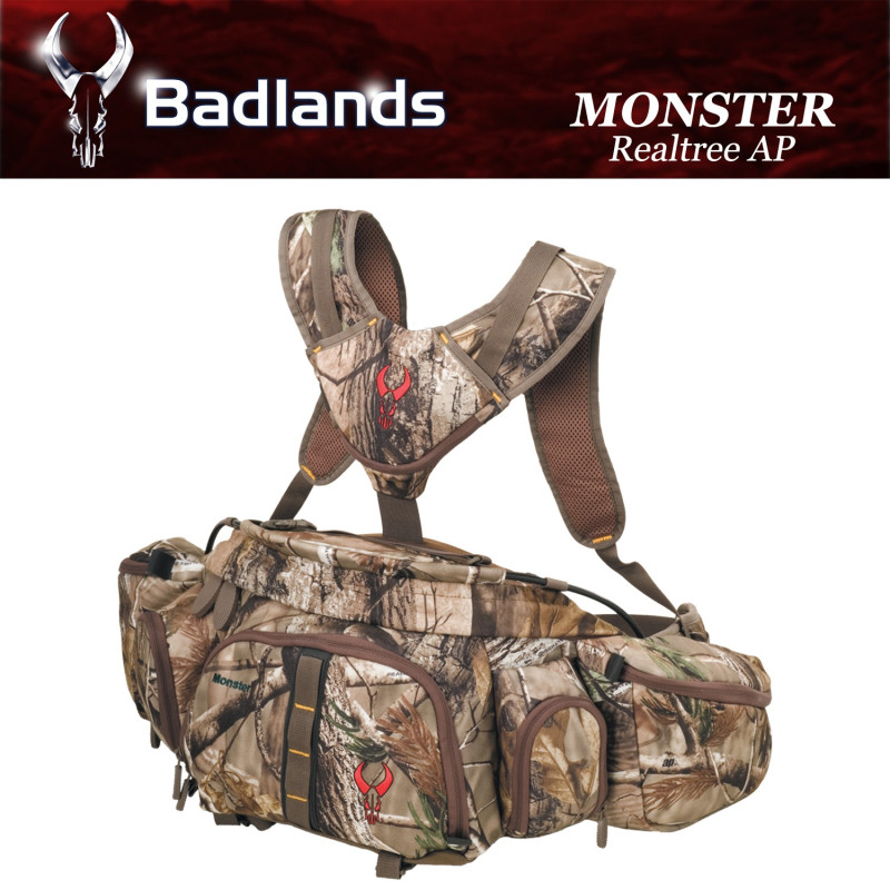 BADLANDS Monster Hunting Bag with Realtree AP Camo suspension harness