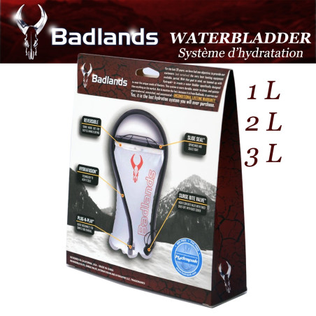 BADLANDS Waterbladder Bolsillo para depósito de agua Camelbak para mochilas de 1L, 2L o 3L