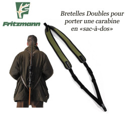 FRITZMANN Double rifle sling for rucksack