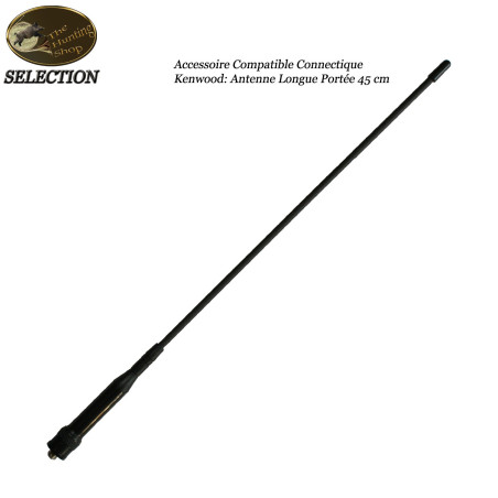 Antena de largo alcance de 35 cm para radios de caza Kenwood