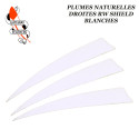 GATEWAY FEATHERS Plumas naturales lisas RW Escudo