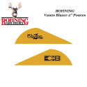 BOHNING Vanes Blazer 2" inch kunststof ZATIN GOUD