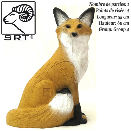 SRT TARGETS 3D Sitting Fox foam target for archery - 08470594