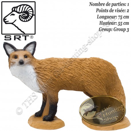 SRT TARGETS 3D Foam Standing Fox Target for Archery - Group 3 - 08473344