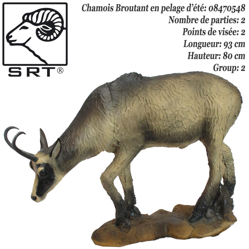 SRT TARGETS Ziel 3D Chamois VSE grasen Sommerfell aus Schaumstoff für Bogenschießen - Gruppe 2 - 08470548