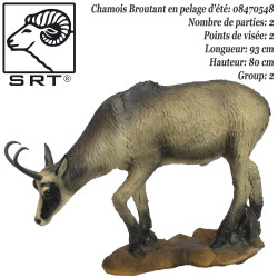 SRT TARGETS Cible 3D Chamois VSE broutant en mousse pour le tir à l'arc