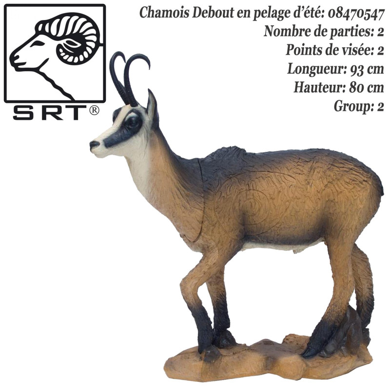 SRT TARGETS 3D Chamois VSE standing summer coat foam target for archery - Group 2 - 08470547