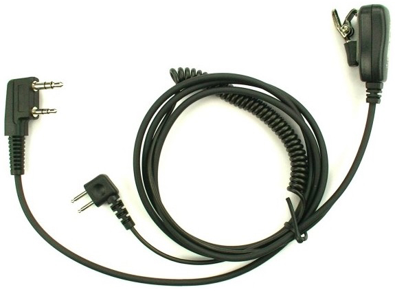 Micro Oreillette compatible avec radio chasse à connectique KENWOOD