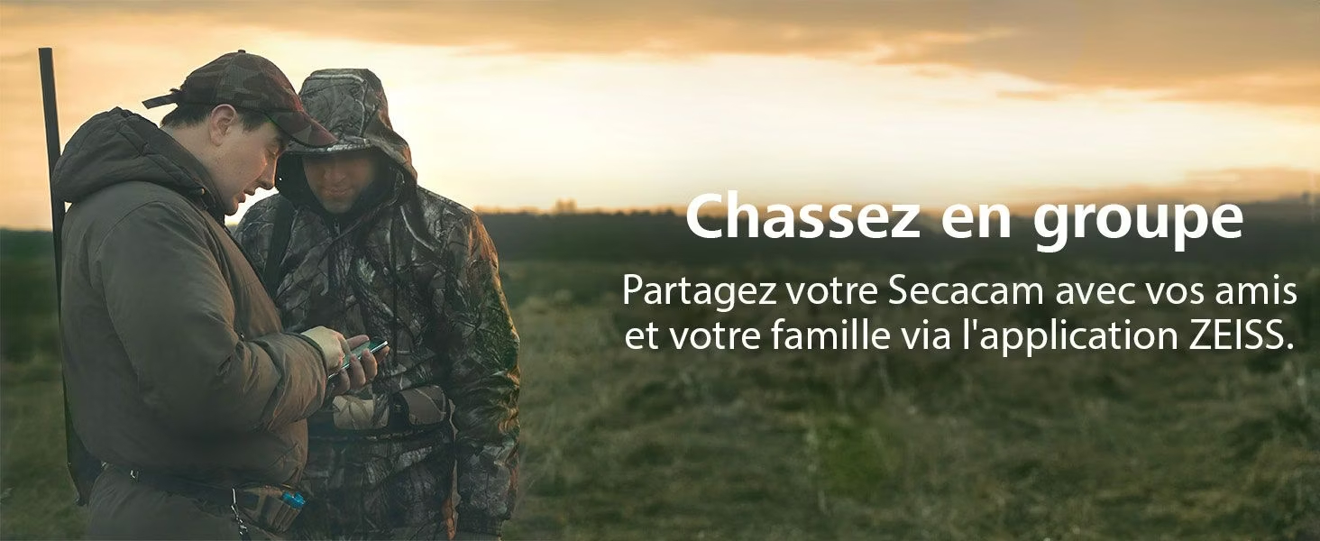 Partagez vos photos avec vos amis, votre garde ou vos associés de chasse