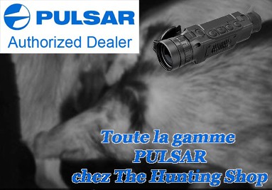 Toute la gamme d'optiques thermiques PULSAR est en vente chez The Hunting Shop